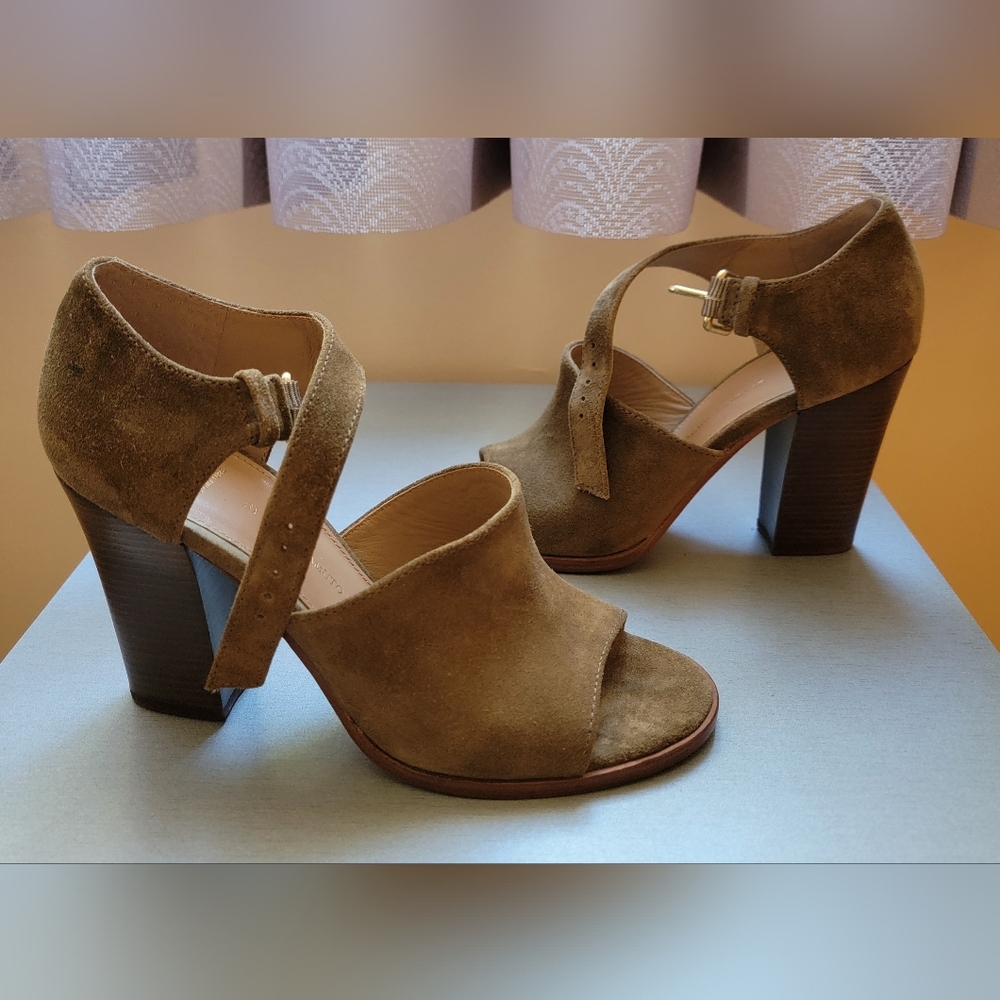 Vince Camuto Signature Suede Block Heels